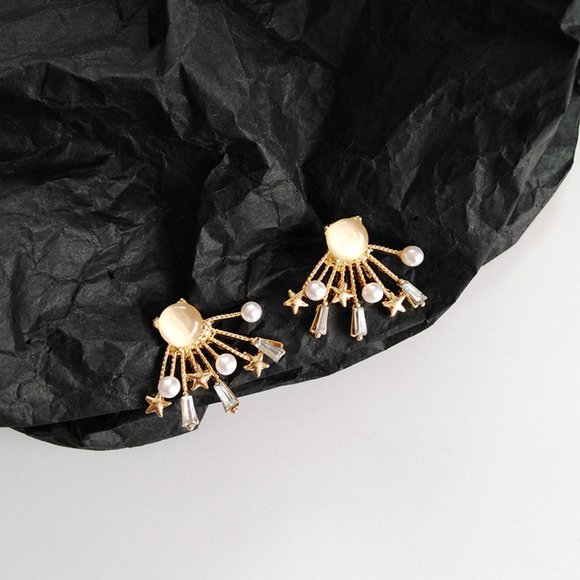 💕LAST ONE 💙Sterling Silver Star Earrings - Picture 6 of 11